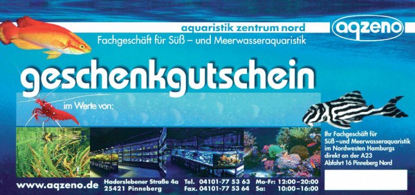 Geschenkgutschein im Wert von 25 EUR
