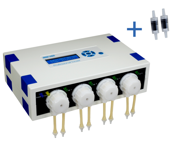 easyDoser ED-04 - 4 Fach Dosierpumpe - + 2 Rückschlagventile