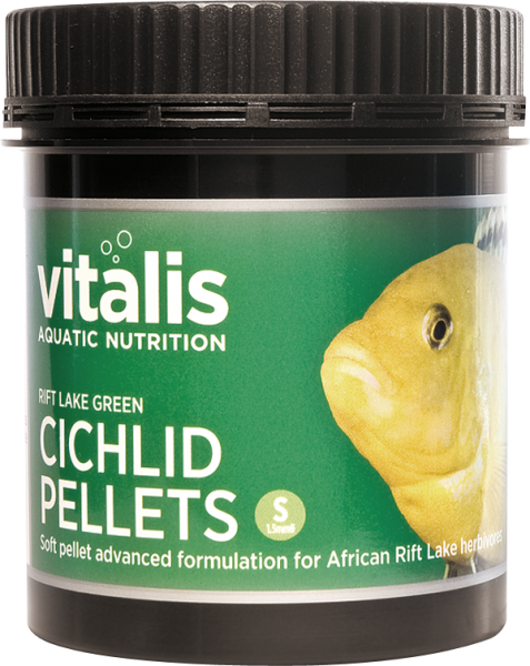 Rift Cichlid Pellet - Grøn (S) 1,5 mm 1,8 kg - Malawi / Tanganika Cichlid Pellets S Green