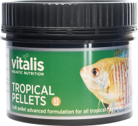 Tropiske pellets (XS) 1 mm 1,8 kg butik - til eget brug