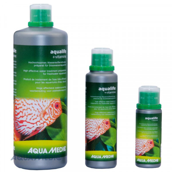 aqualife + vitaminas 100 ml - Preparación del agua