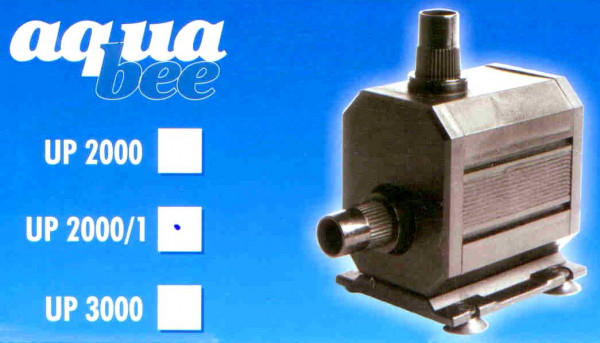 Universal centrifugalpumpe UP 2000 - 2000 l / h Hmax 1,6 m 18 W