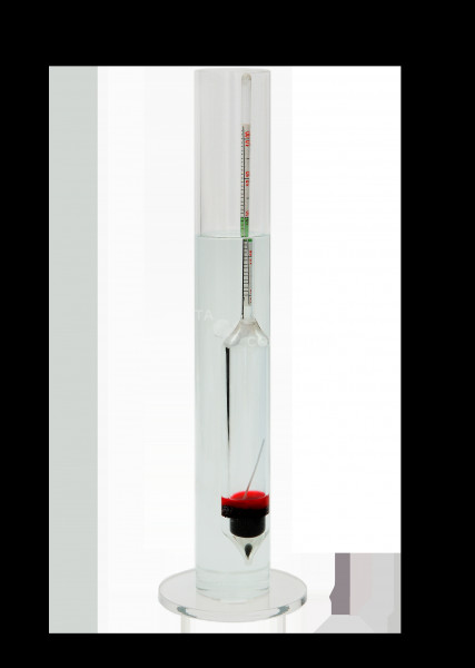 hydrometer 260mm + measuring cylinder