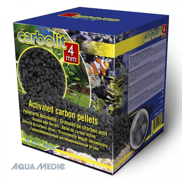 carbolit 5 l/3 kg, pellets de 4 mm - carbón activado