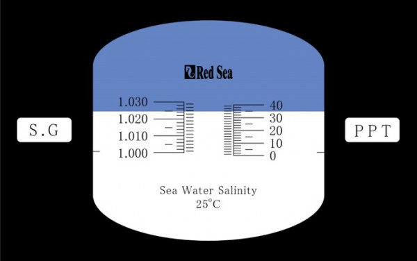 Red Sea hochpräzises Salzwasser-Refraktometer