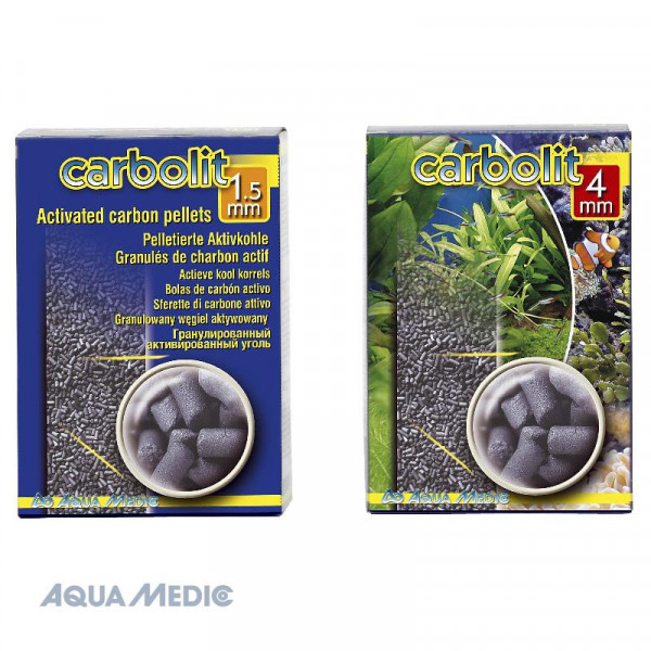 carbolit 500 g/1,25 l, pellets de 1,5 mm - carbón activado