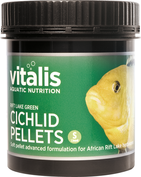 Rift Cichlid Pellet - Verde (S) 1.5mm 120g - Malawi/Tanganyika Cichlid Pellets S Verde