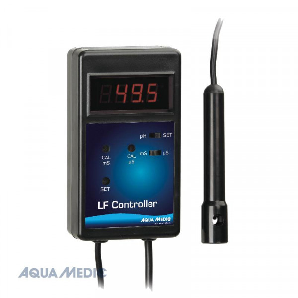 LF controller with electrode - conductivity measuring and control unit